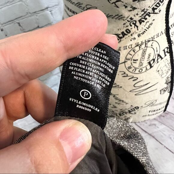 Robert Rodriguez Dress Brown Sleeveless V Neck Floral Details A-Line Pockets 8 - Picture 11 of 11